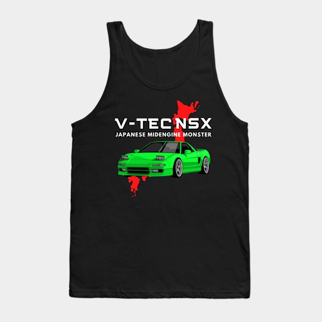 V tec NSX Tank Top by MOTOSHIFT